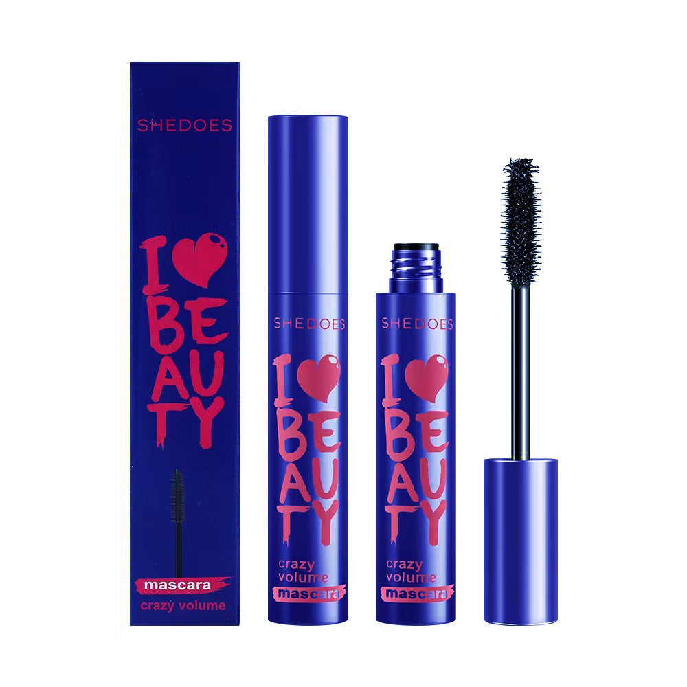 Waterproof Thick Lengthening Mascara Set - Smudge-Resistant, Large Capacity, 4 Colors