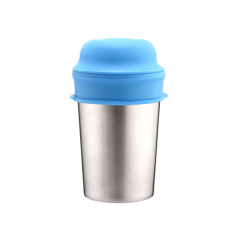 Anti-Spill Leak-Proof Silicone Straw Cup Lid for Baby & Kids - Multiple Colors