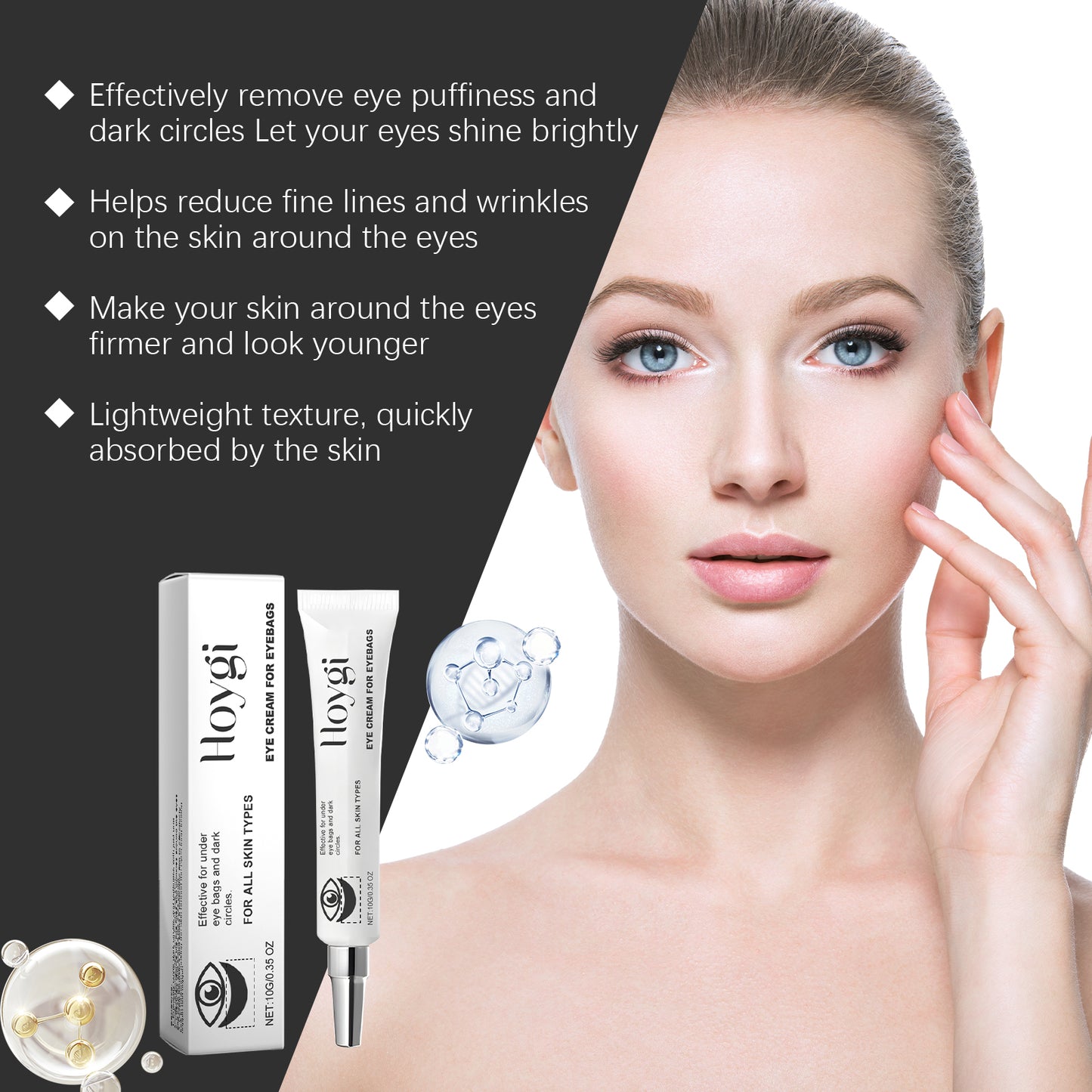 Niacinamide Firming Eye Cream for Fine Lines & Hydration - Multiple Sizes