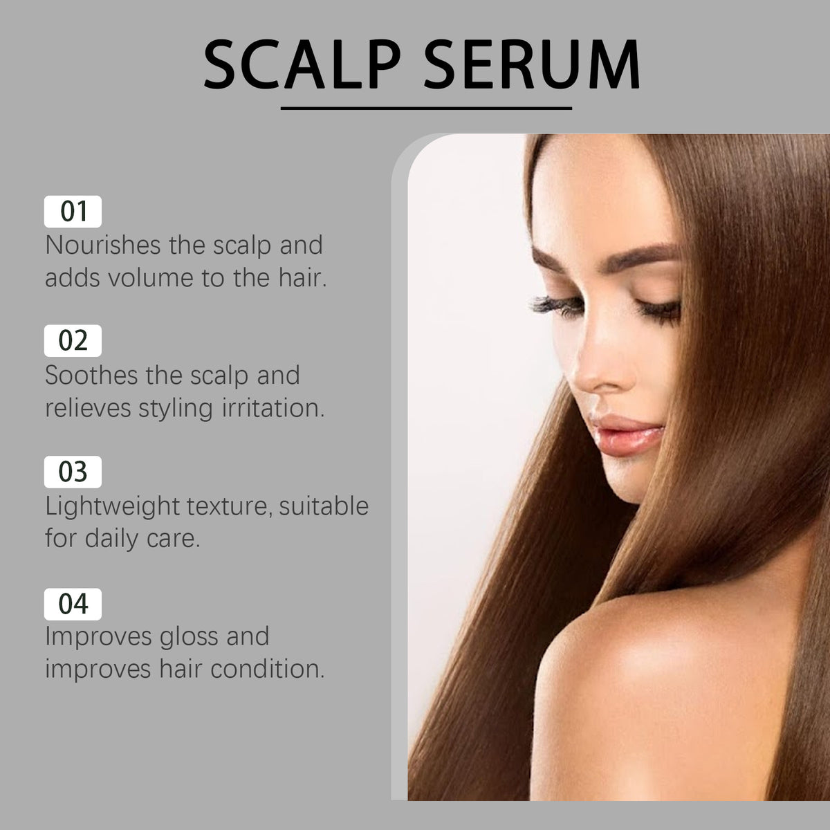Gentle Moisturizing Scalp Care Smooth Hair Gloss Conditioner