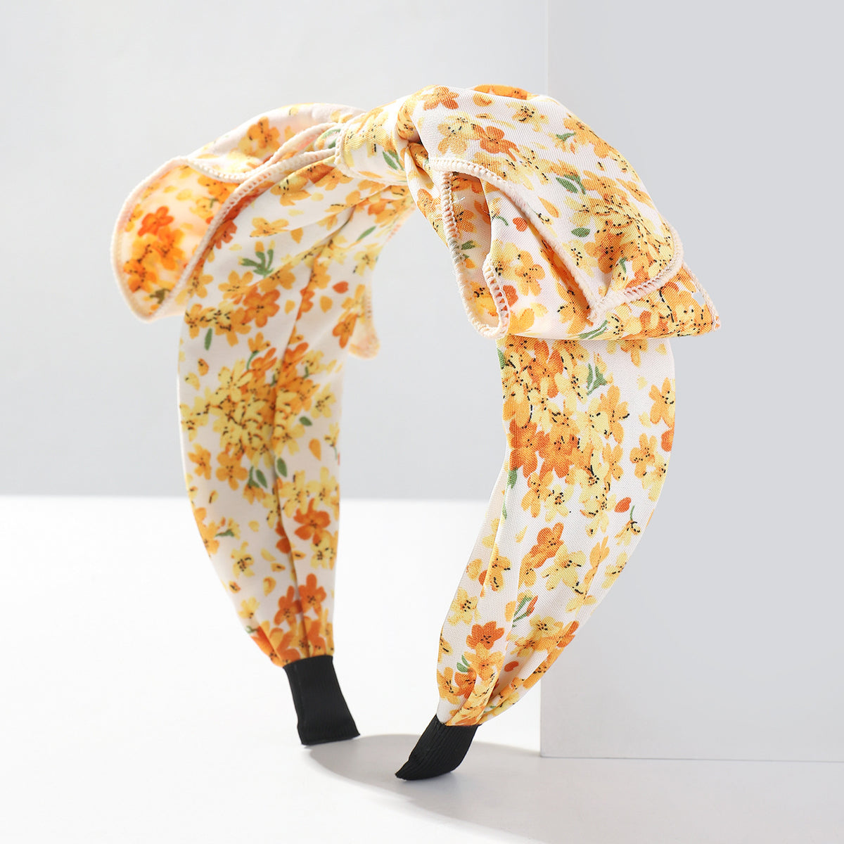 Floral Hair Bow - Pastoral Print Design