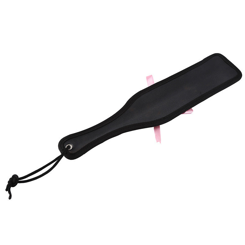 Leather Handle Racket Ribbon for Adult Wellness Black PU