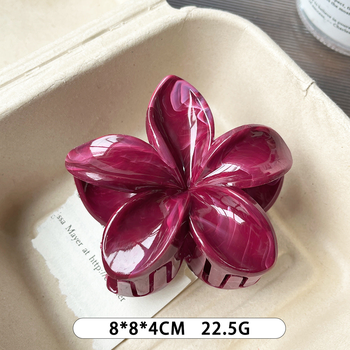 Large Floral Hair Clip for Women - Handmade Korean Style Hair Accessories with Variations