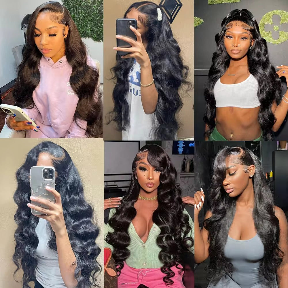 6x4 Lace Front Human Hair Wig - Pre-Plucked Virgin Brazilian Hair