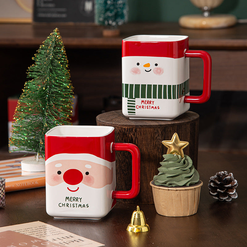 Christmas Ceramic Mug Creative Holiday Drinkware - Multiple Styles