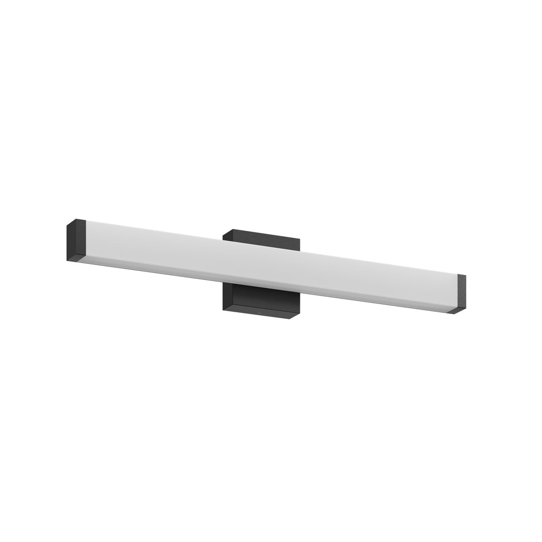 25-Inch Black LED Vanity Light Fixture – Modern Bathroom Lighting