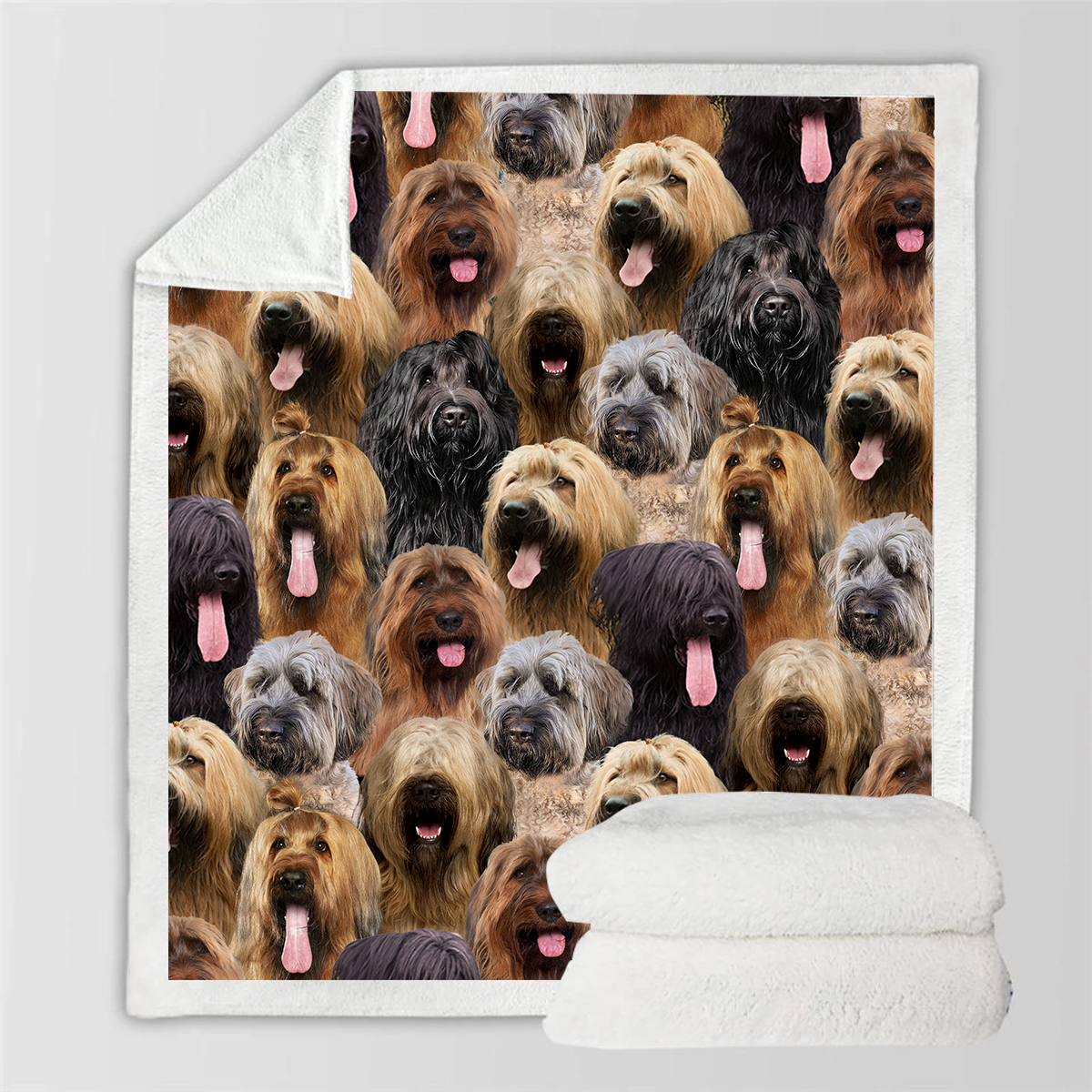 Printed Flannel Pet Dog Blanket - Multiple Sizes & Styles