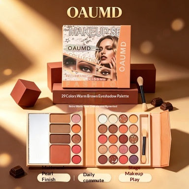 All-in-One Eyeshadow Palette with Matte & Shimmer Shades - 34g