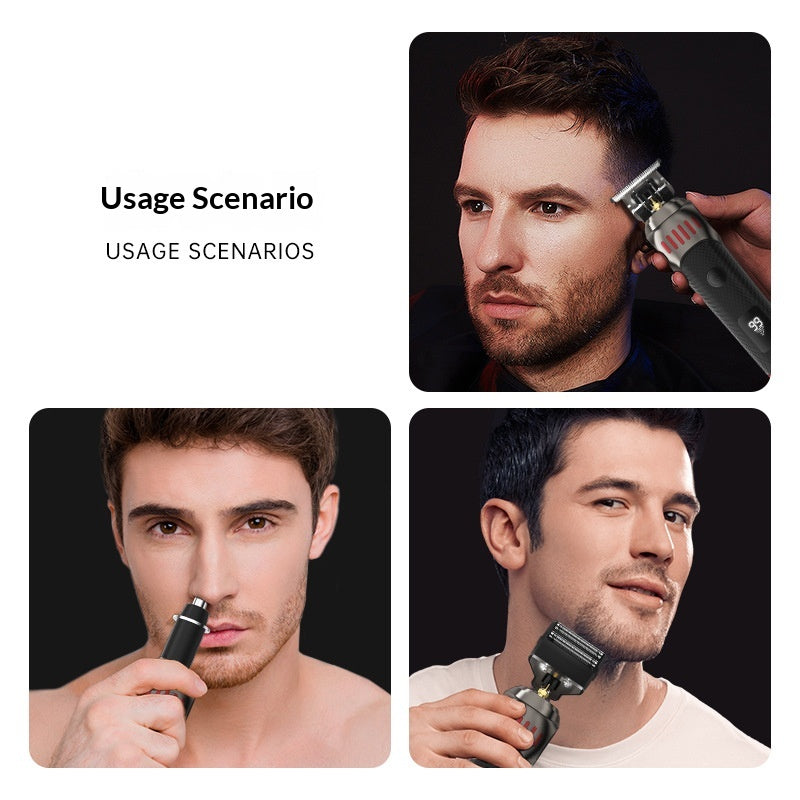 Men's Electric Hair Clipper & Trimmer for Haircutting & Styling