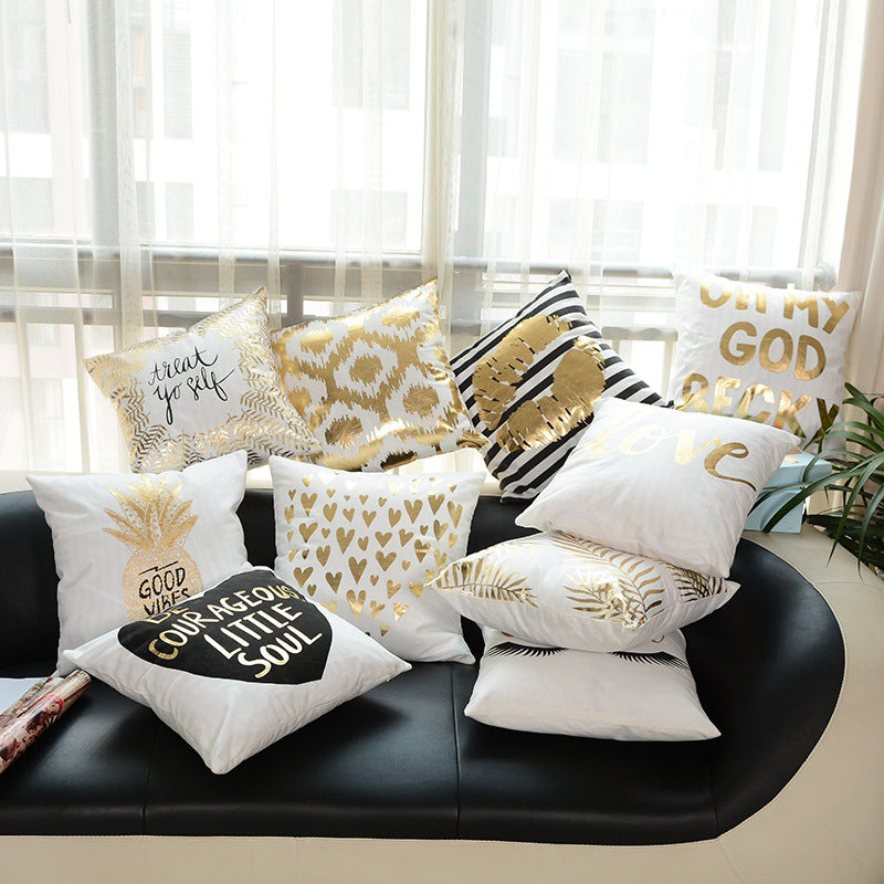 Modern Decorative Pillow Cover 45x45cm Geometric Abstract Style