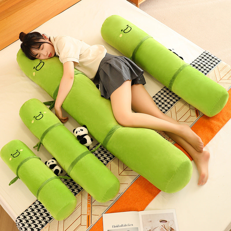 Cute Animal Bamboo Pipe Panda Pillow U-Shaped Neck Support Cushion