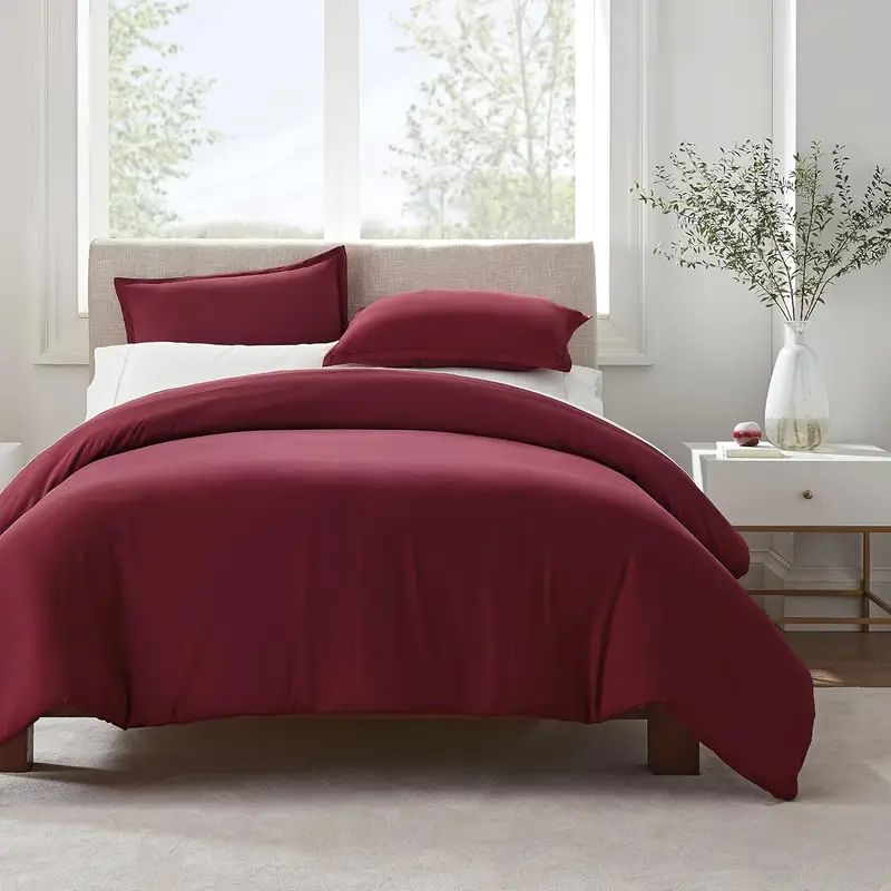 Queen Solid Down Duvet Cover - Multiple Colors Available