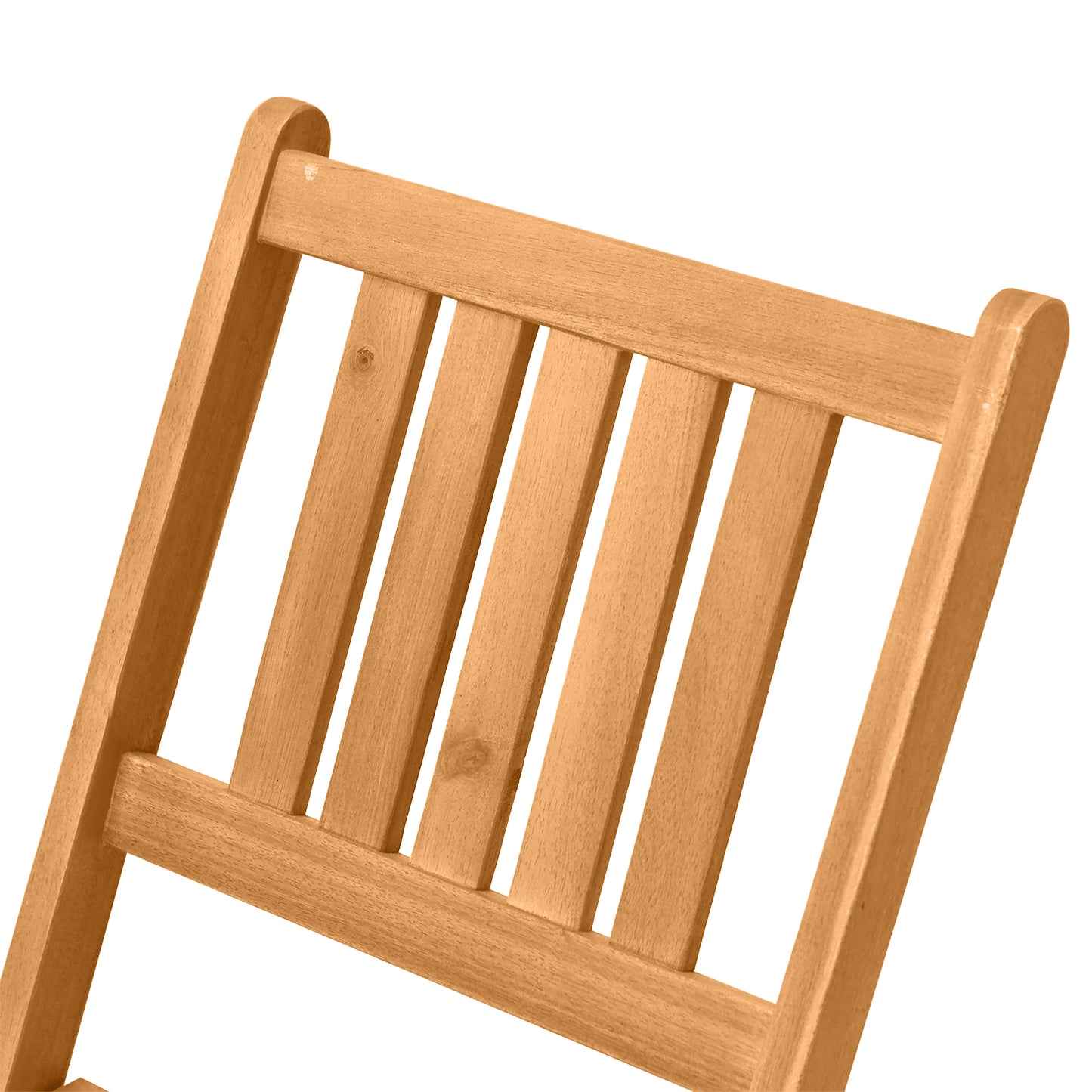 3-Piece Folding Acacia Wood Bistro Set with Chairs & Table