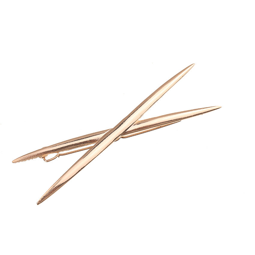 Retro Exaggerated Feather Leaf Hairpin Korean Style Hair Accessory