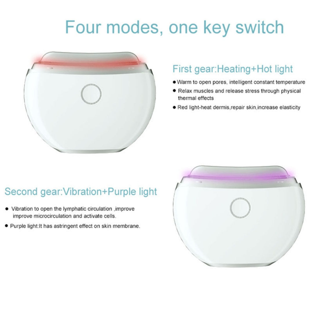 Portable Body Scraping Massage Instrument with Color Light & Microcurrent
