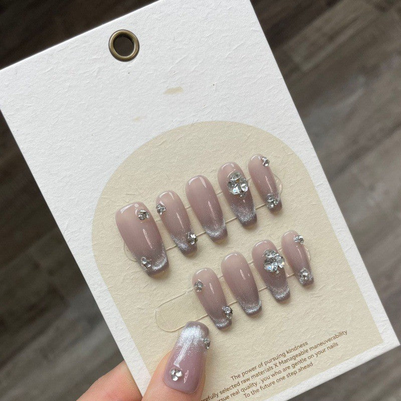 French Crystal Cat Eye Nail Art Kit - Multiple Sizes