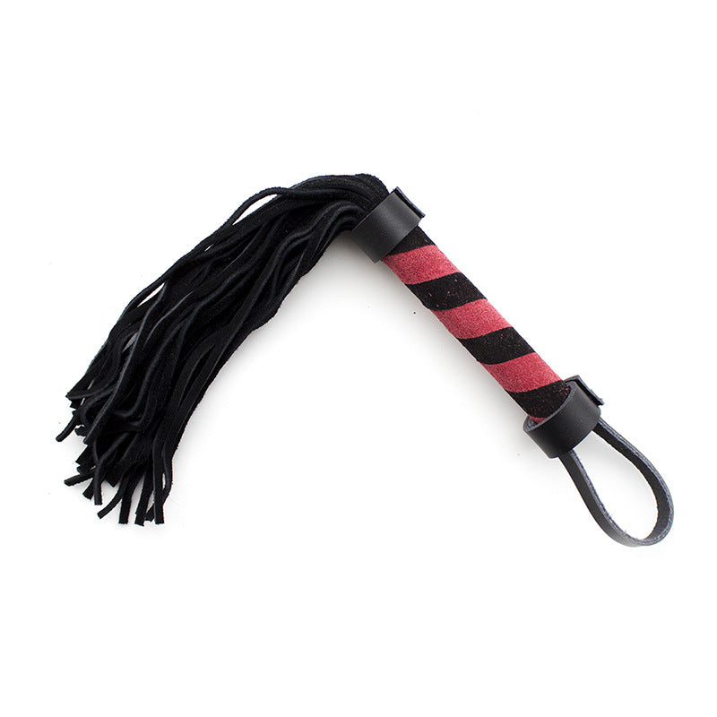 Leather Short Whip for Training and Couple Play - Small Genuine Leather BDSM Toy