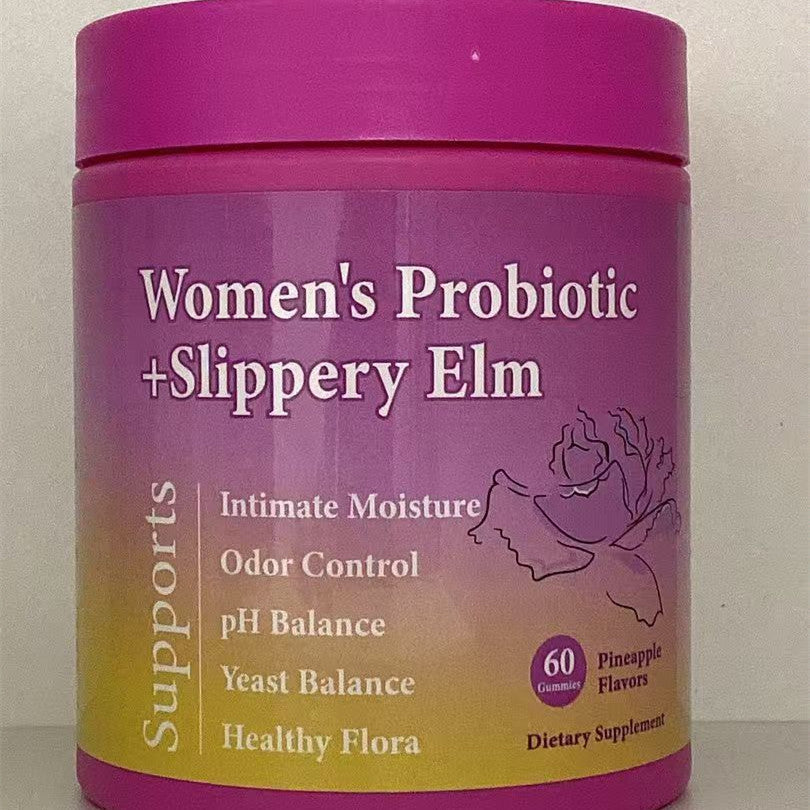 Women's Probiotic Gummies - Digestive Health Supplement, 60 Pieces