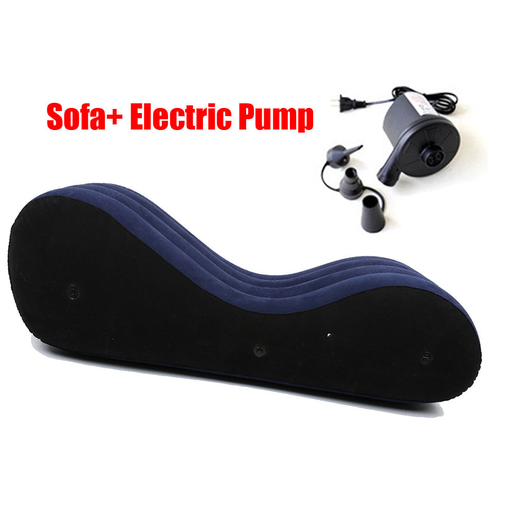 Inflatable Sofa Bed Cushion with Pump - Multi-Functional Body Support for Home & Garden