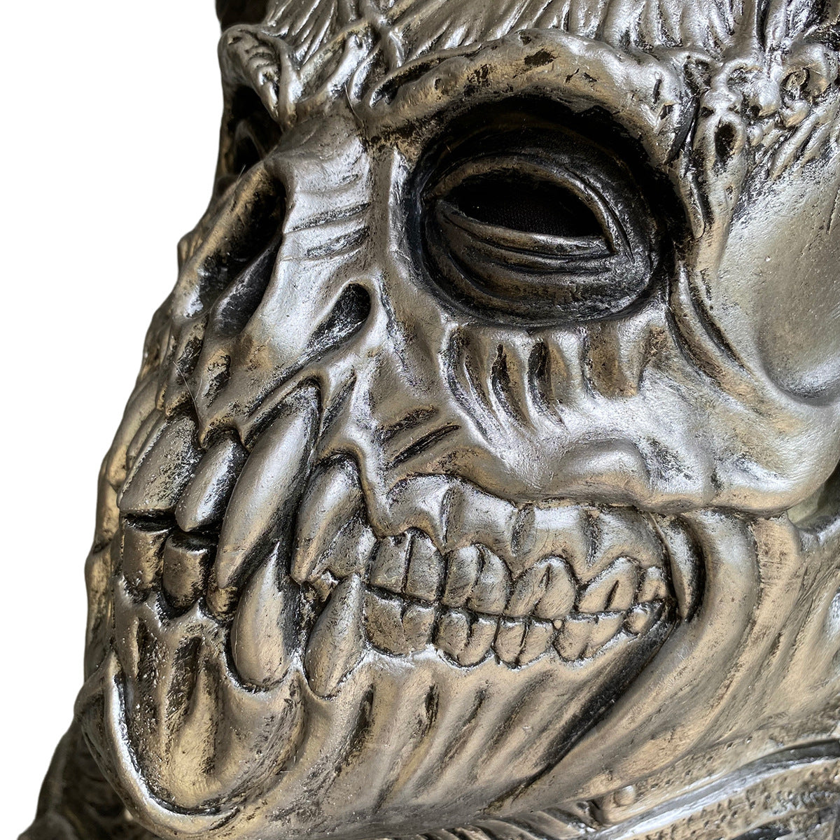 Horror Skull Horn Devil Latex Mask for Halloween Party - Dark Dark
