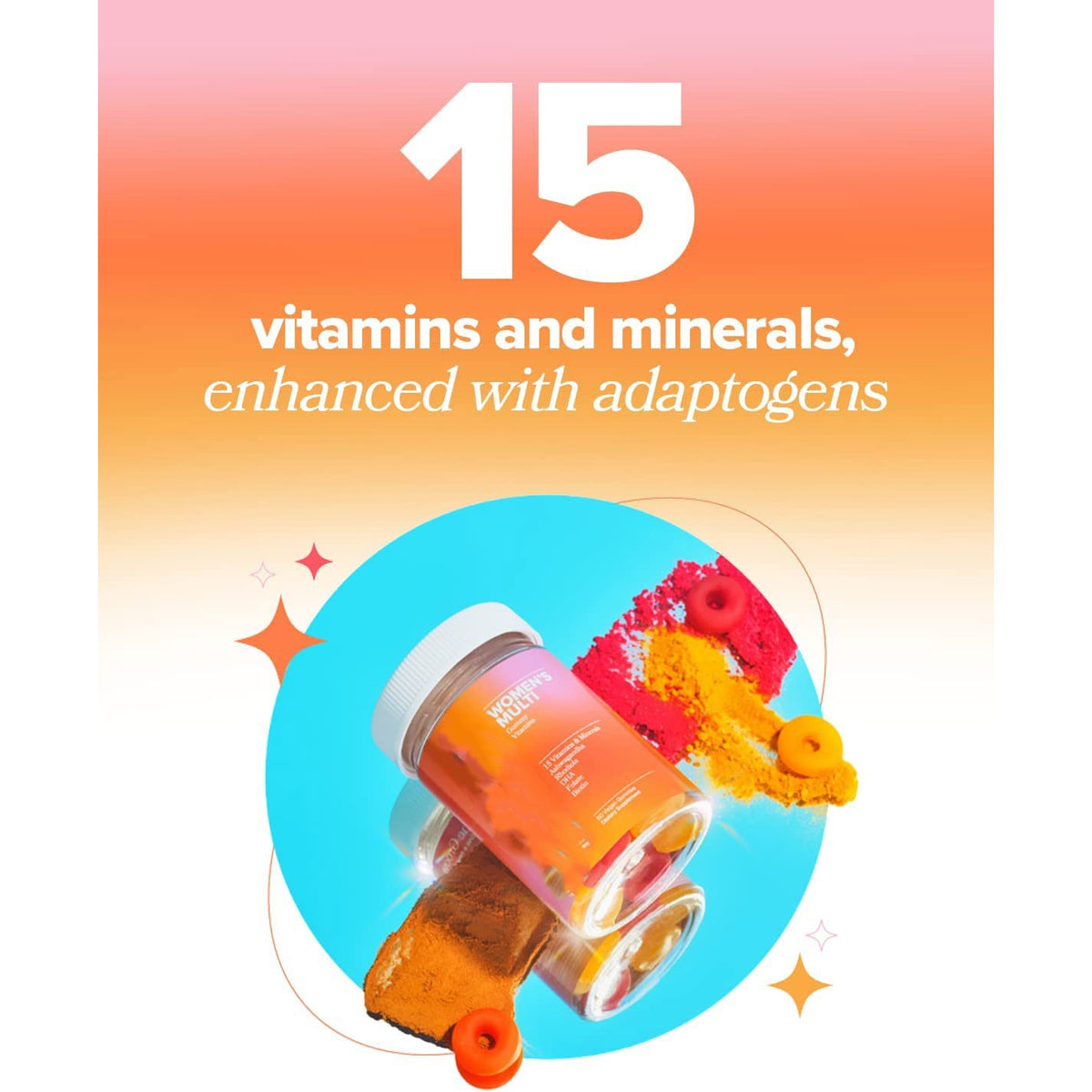 Probiotic Gummies - 60 Soft Candy Vitamins for Adults
