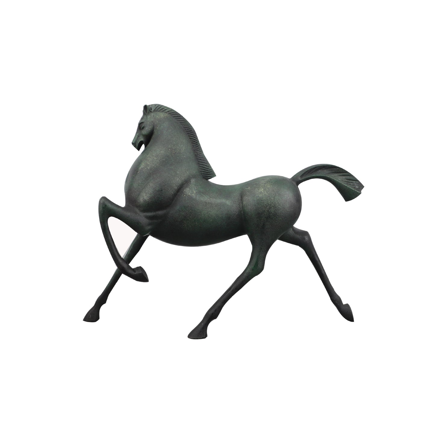Modern Minimalist Metal Horse Sculpture for Home & Garden Decor
