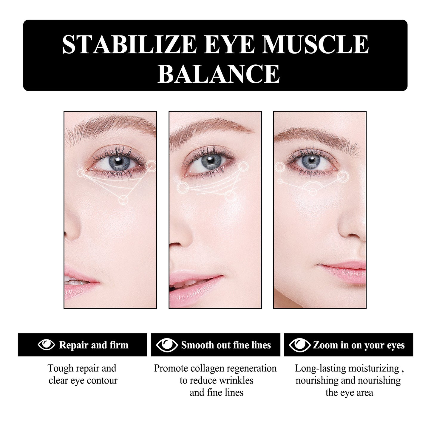 30ml Hydrating Eye Cream for Nourished, Bouncy Skin - Gentle Formula