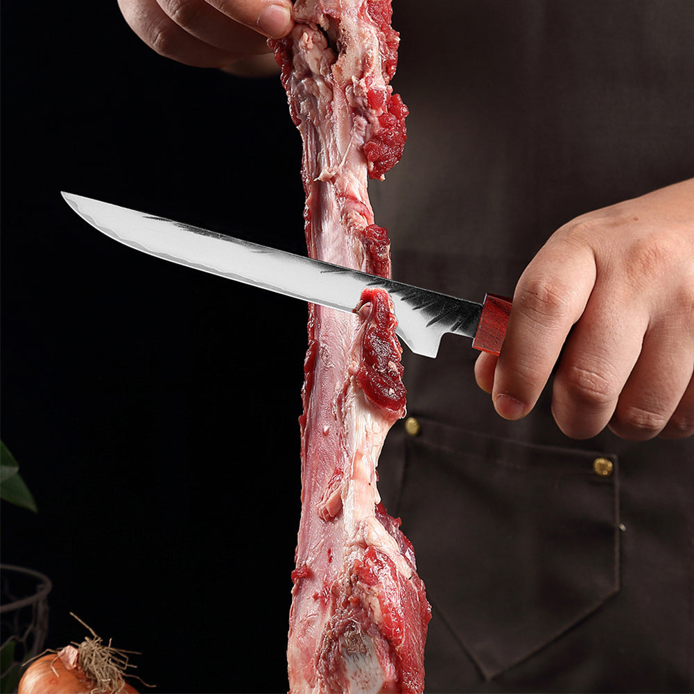 Japanese Boning Knife with Sandalwood Handle - 3-Layer HC Steel
