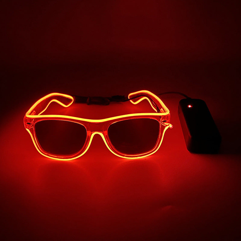 LED Goggles Nightclub Dance Party Props - Colorful Light-up Costume Accessories