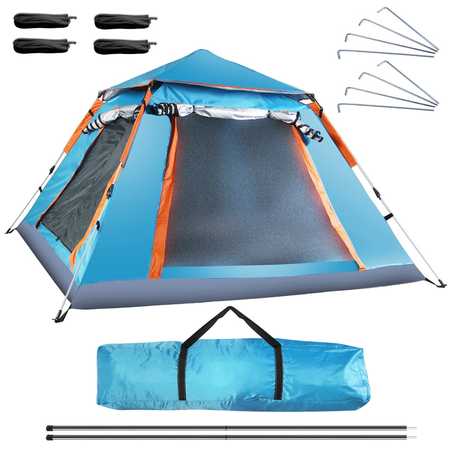 Waterproof 4-5 Person Camping Tent with Mosquito Nets