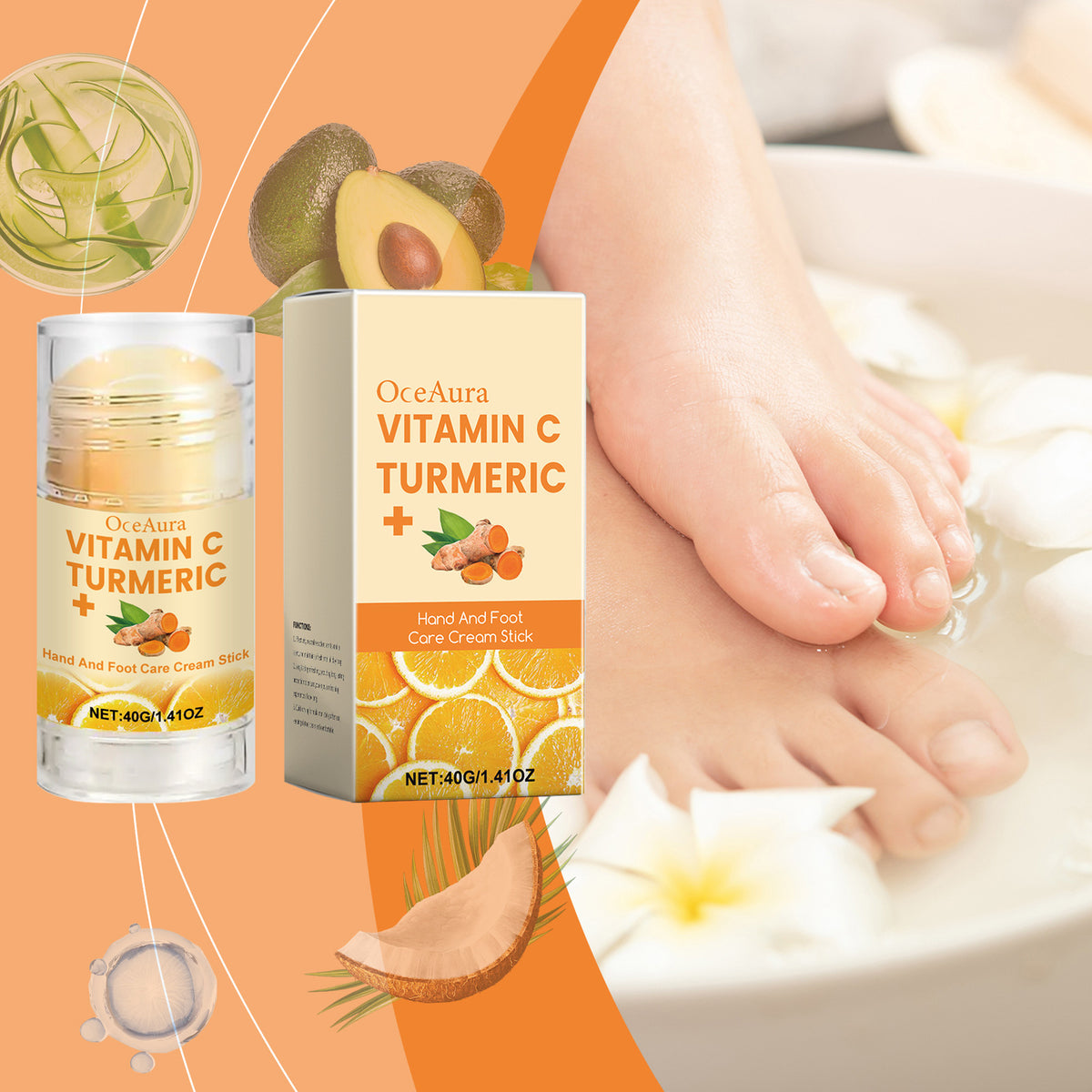 Nourishing, Hydrating And Moisturizing Hands Feet Neck Cream