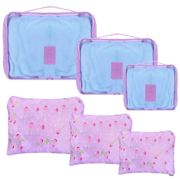9Pcs Clothes Storage Bags Water-Resistant Travel Luggage Organizer
