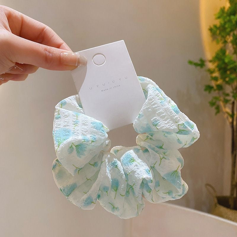 Summer Sweet Lace Scrunchie Hair Tie - Elegant Floral Hair Accessory