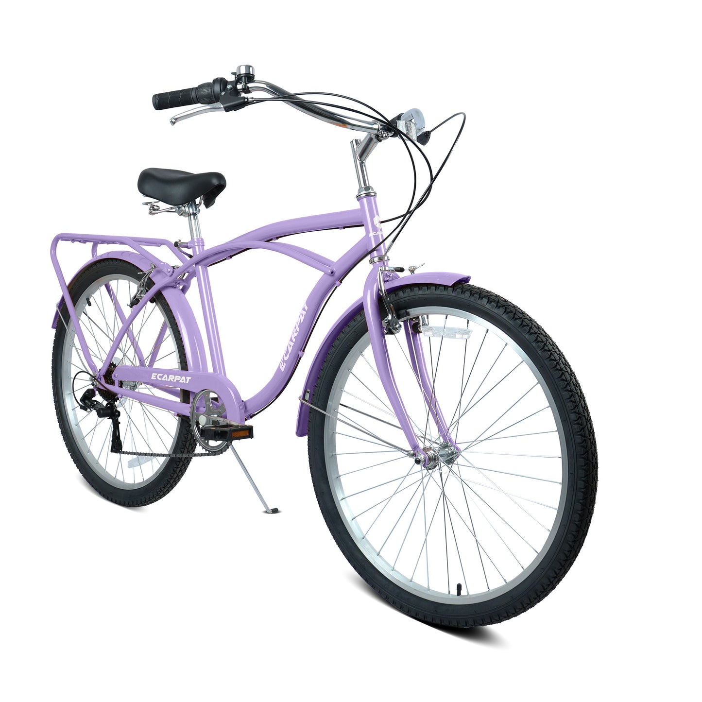 26-Inch 7-Speed Beach Cruiser Bike for Men & Women - Multiple Colors