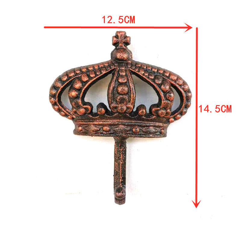 European Style Retro Metal Wall Hook Set Outdoor Garden Decor