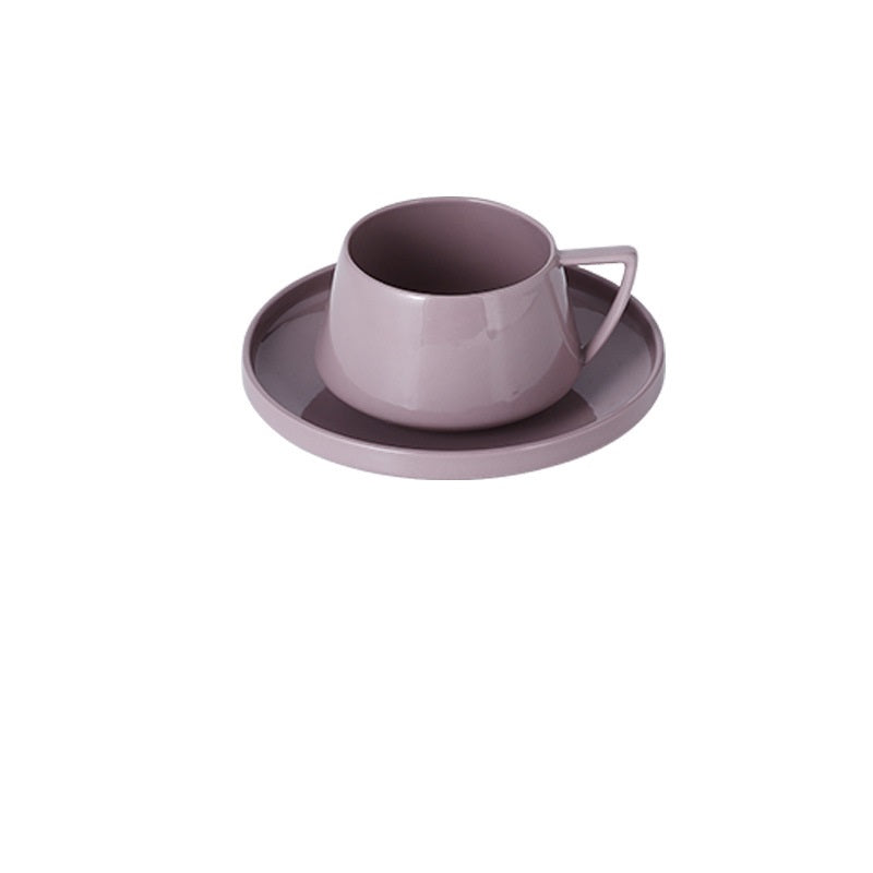 Home Office Coffee Mug and Saucer Set - Light Luxury Porcelain Drinkware