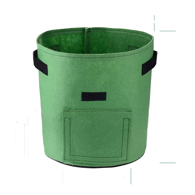7 Gallon Garden Potato Grow Bags - 5 Pack with Handles & Visual Window