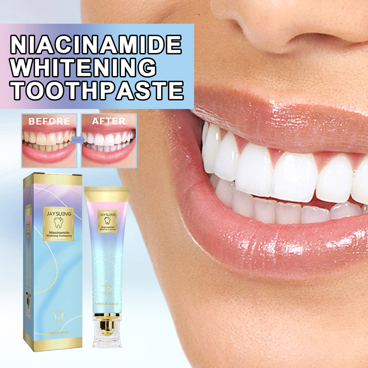 Brightening Toothpaste with Niacinamide - 100g
