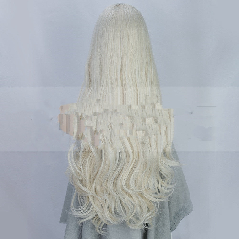 Medium Long Curly Synthetic Hair Wig - 26 Inches, Color A60