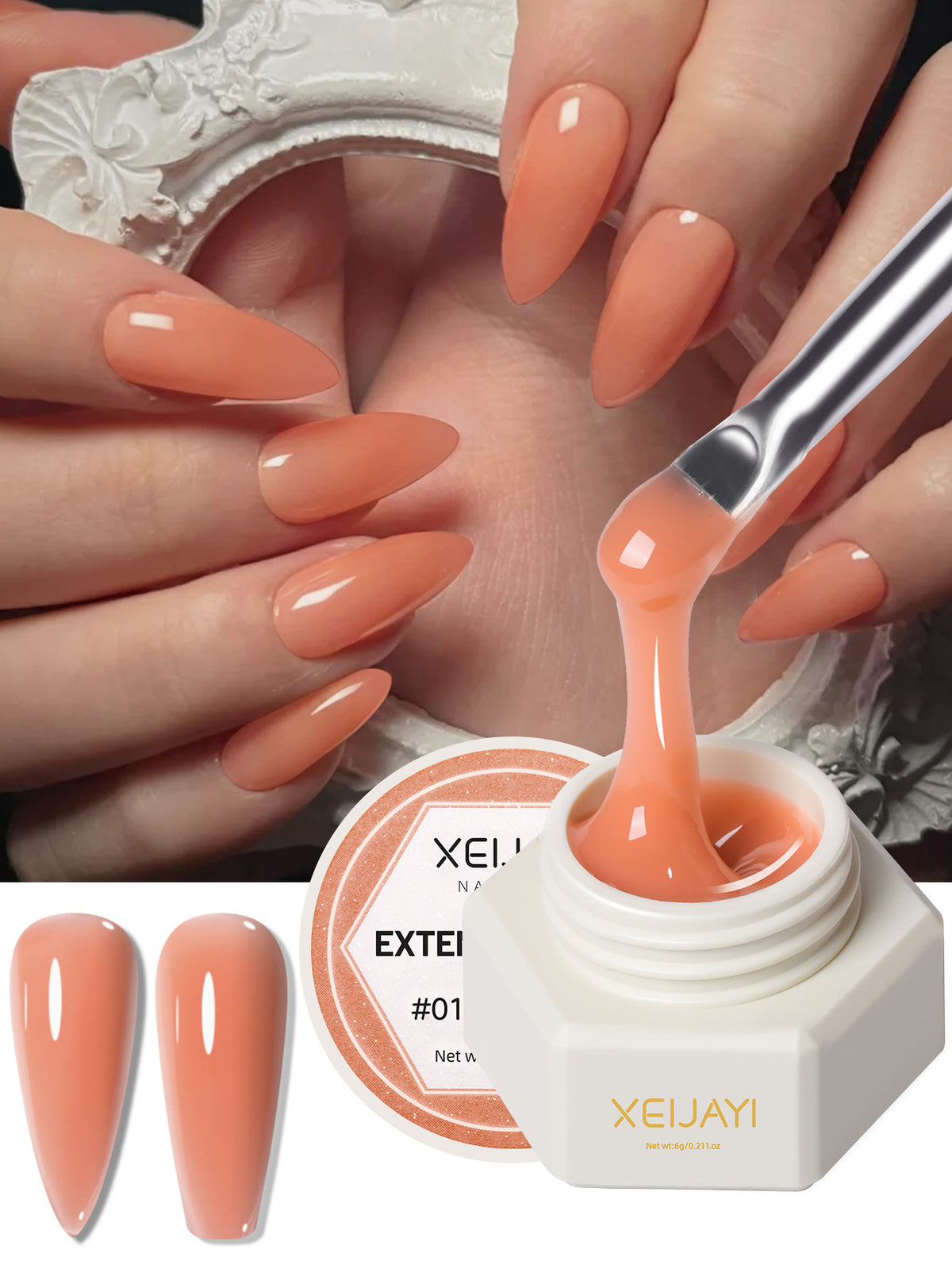 Canned Nail Extension Gel Solid Sculpting Nail Art Kit - Multiple Specifications