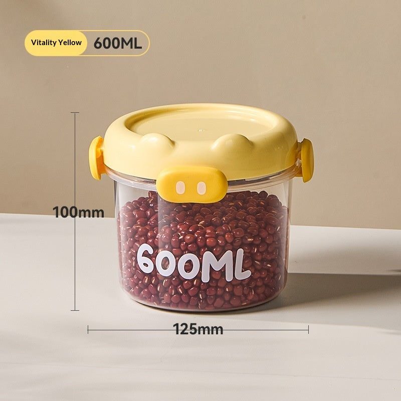 Clear Food Storage Jars for Grains and Cereals - Multiple Sizes