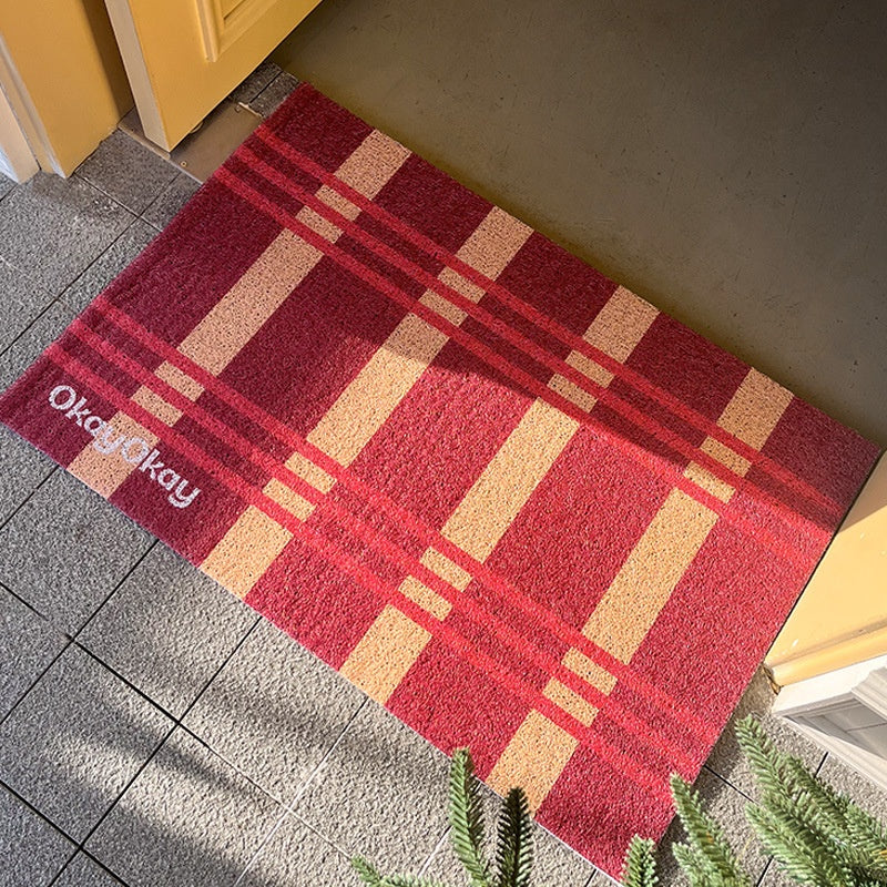 Christmas Door Mat - Mud Earth Removing Decorative Entrance Rug