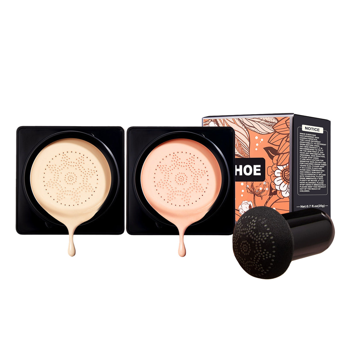 Magic Air Cushion BB Cream for Pores & Brightening - Natural & Ivory