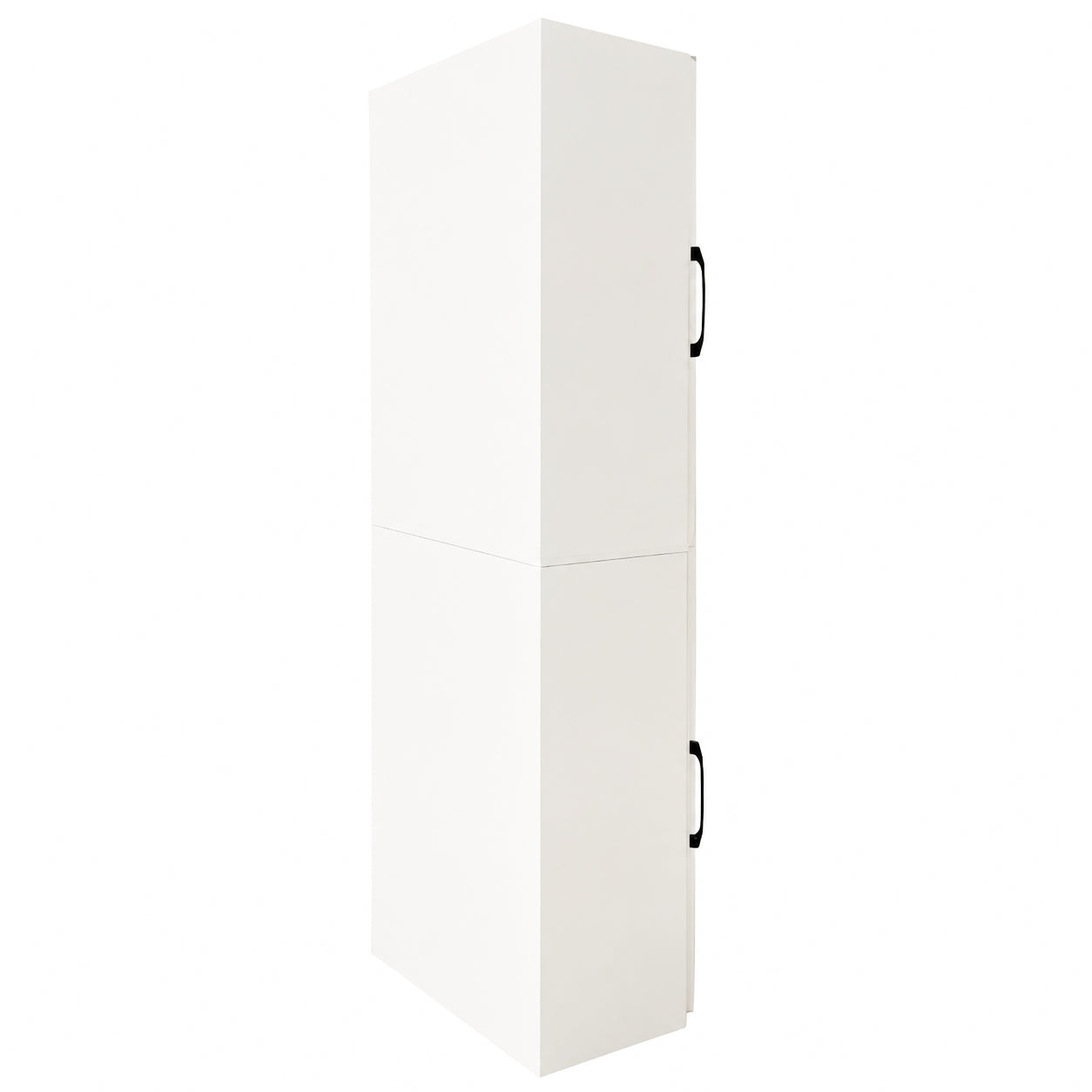 White Corner Kitchen Pantry Cabinet - 70.87" Tall L-Shaped Storage