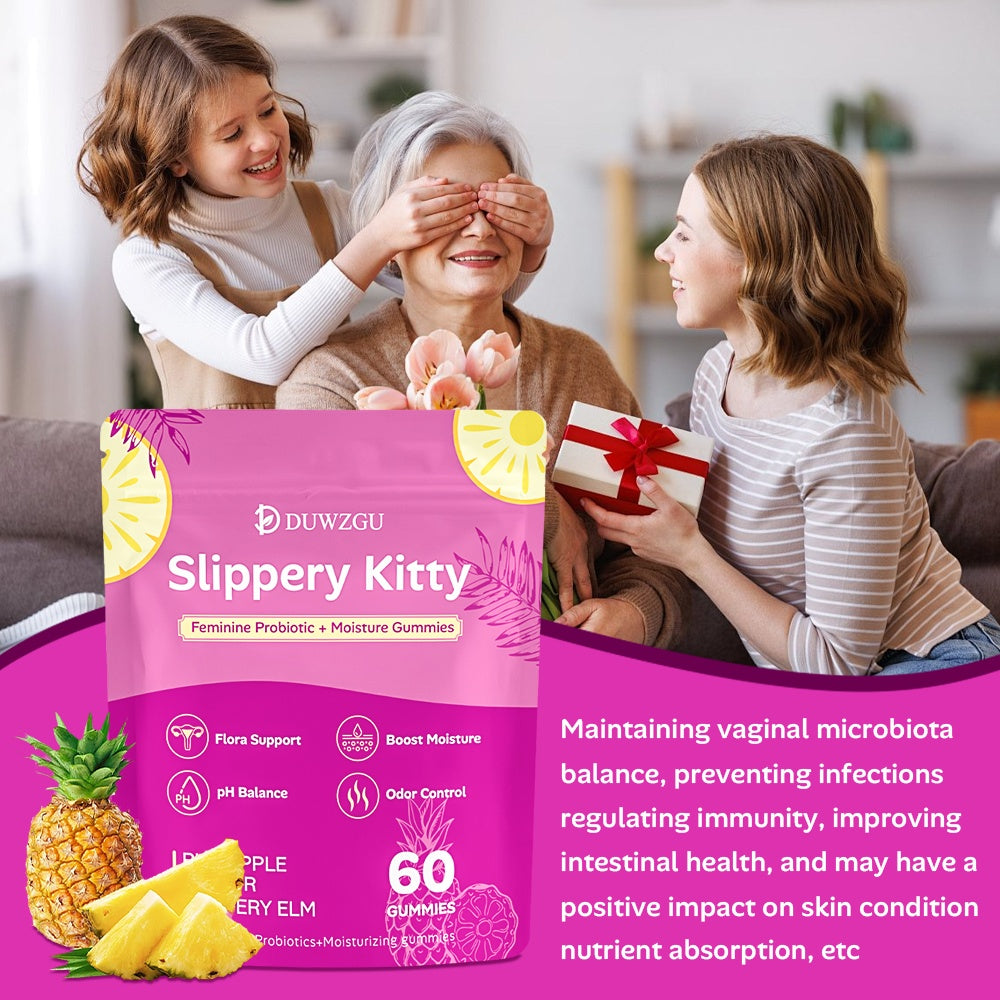 Female Probiotic Moisturizing Gummies for Gut and Skin Health