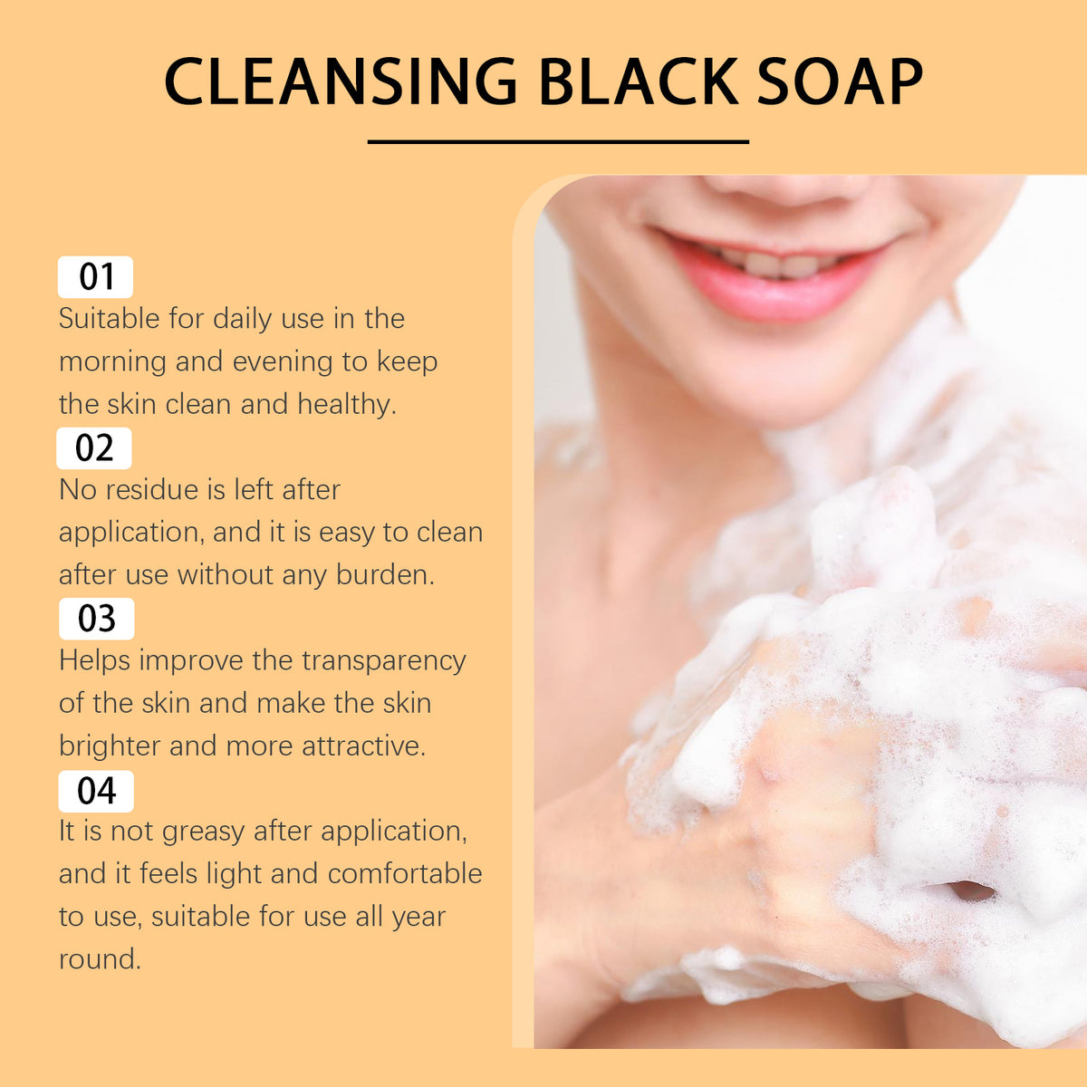 Deep Skin Cleaning Moisturizing Soap