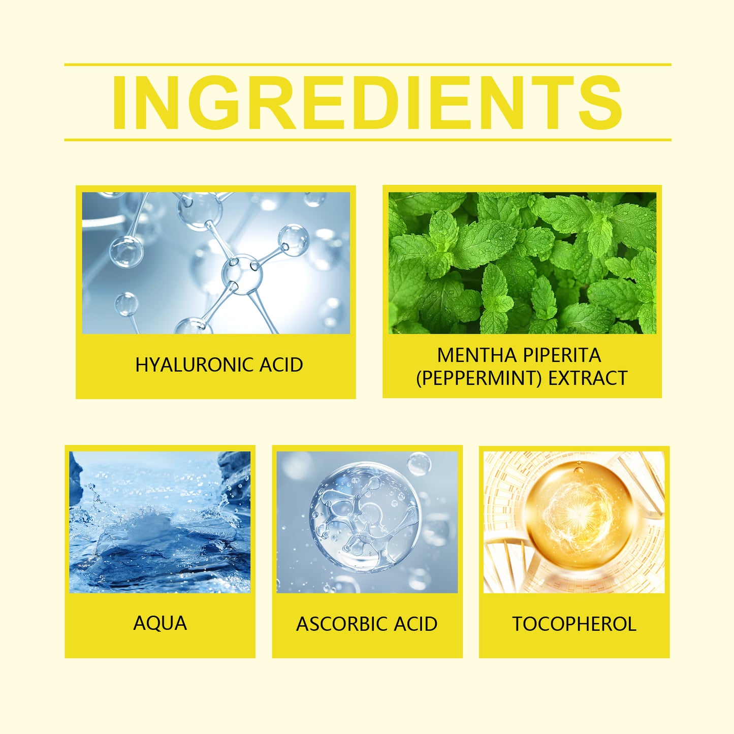Moisturizing Facial Essence with Vitamin E and Mint Extract - 37ml