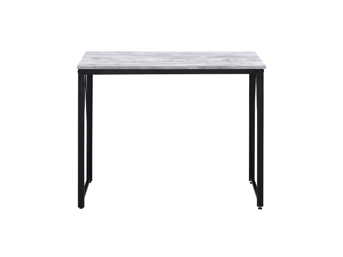 Antique White and Black Finish Writing Desk - Zaidin