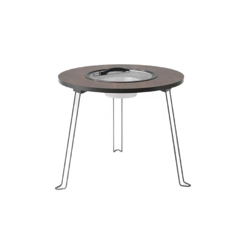 60cm Folding Outdoor Barbecue & Tea Table - Portable Garden & Home Storage