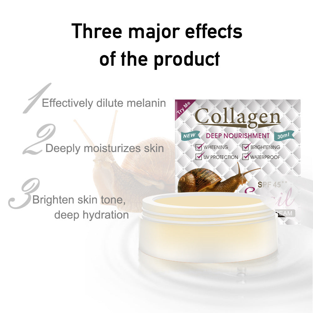 Snail Natural Pearl Face Cream - Hydrating Skin Care for All Skin Types 30ml